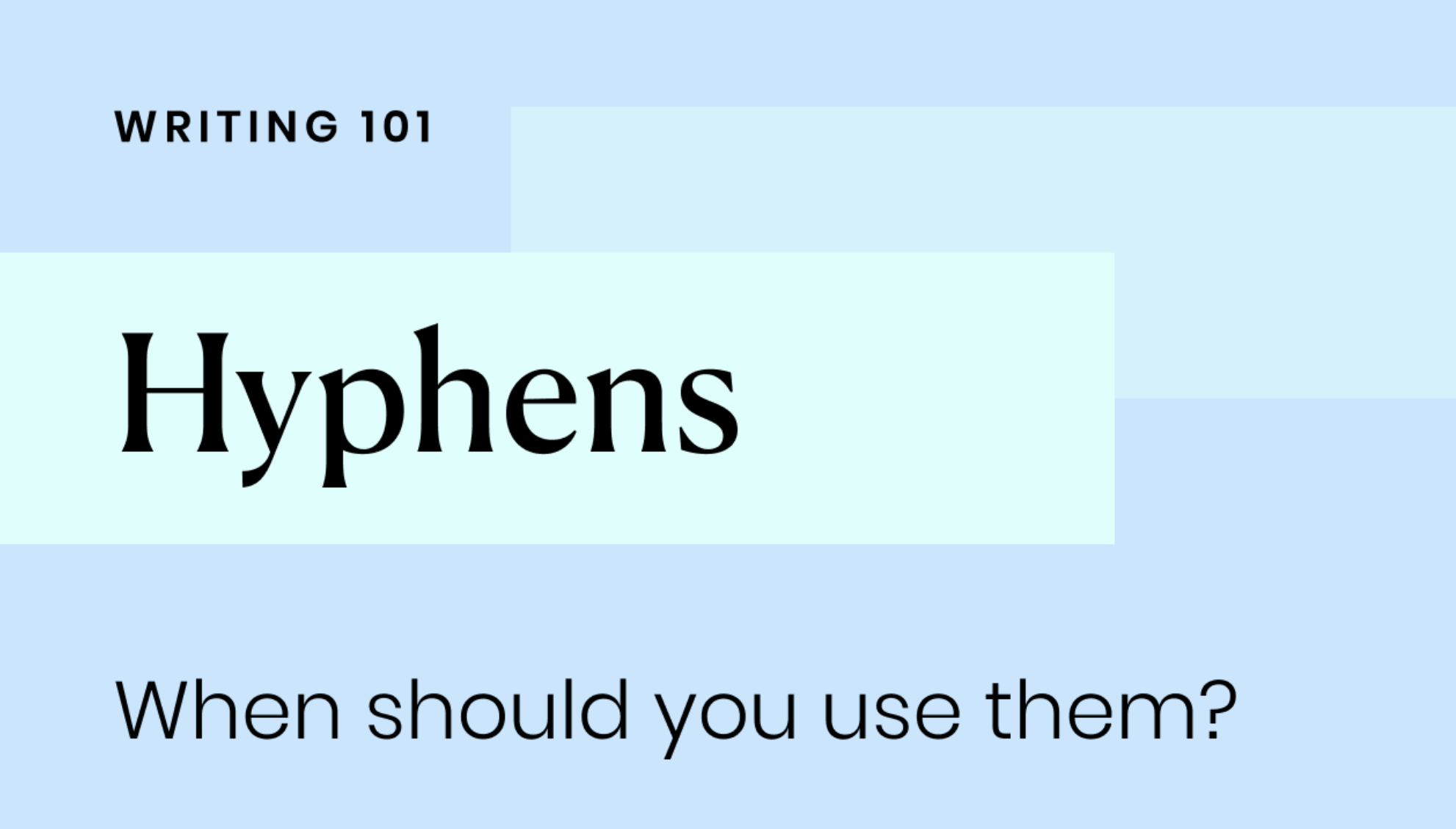 Der Bindestrich (Hyphen)